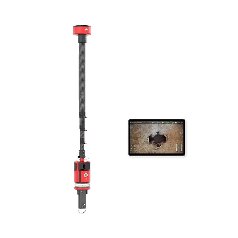 Caméra d'Inspection 360° sur Perche 3D